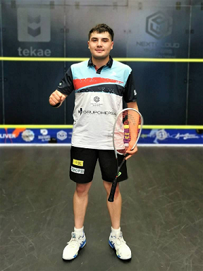 Leonel Cárdenas vence a César Salazar en Campeonato Mundial Del Squash