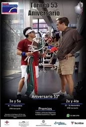Torneo de Aniversario 53 Squash Cuauhtémoc